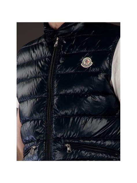 moncler shiny body warmer.